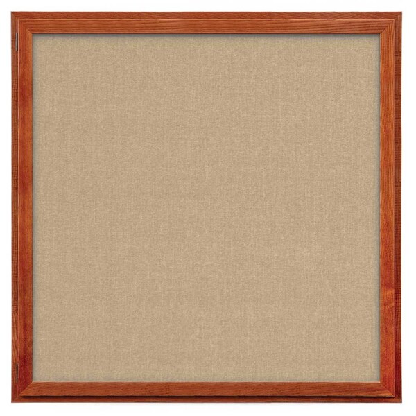 Outdoor Enclosed Combo Board, 72"x36", Black Frame/Black Porc & Forbo